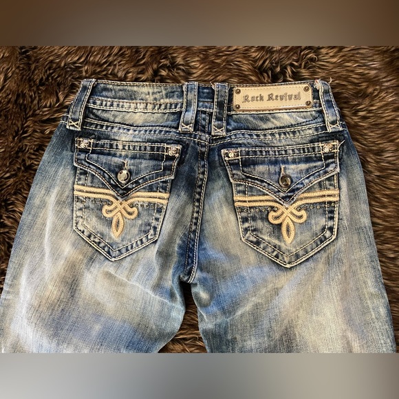 Rock Revival Jeans Size 25 Inseam 31 Bootcut - Picture 7 of 7